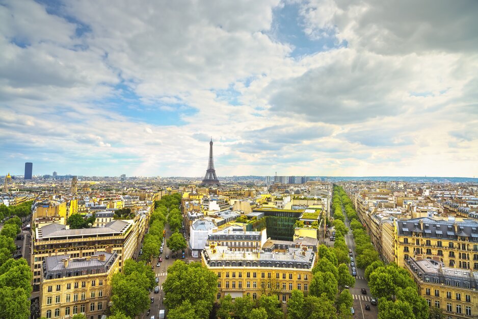 Blick auf den Eiffelturm vom Triumphbogen aus | © Envato Elements