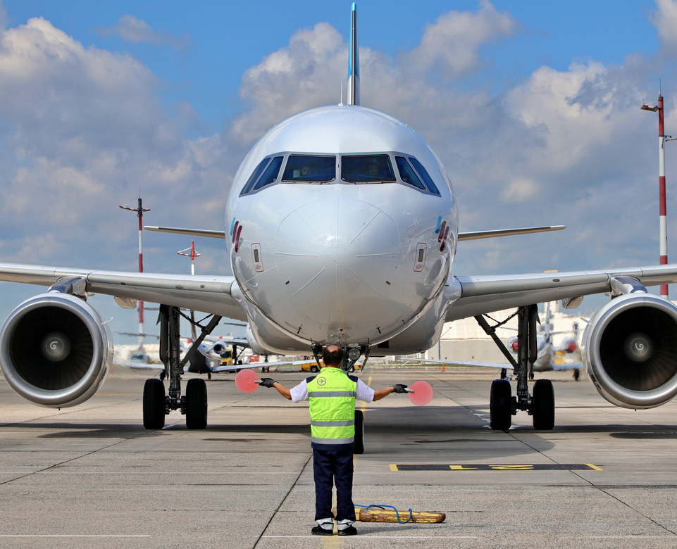 Einweisen Eurowings | © Linz Airport