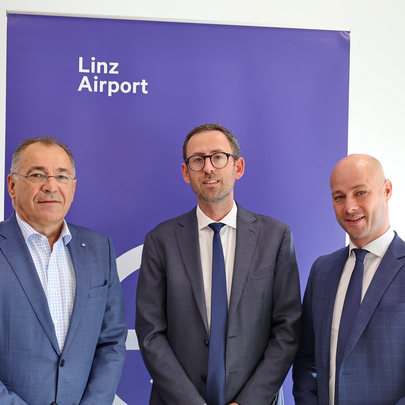 Maximilian Alber, Norbert Draskovits, Martin Hajart | © Flughafen Linz